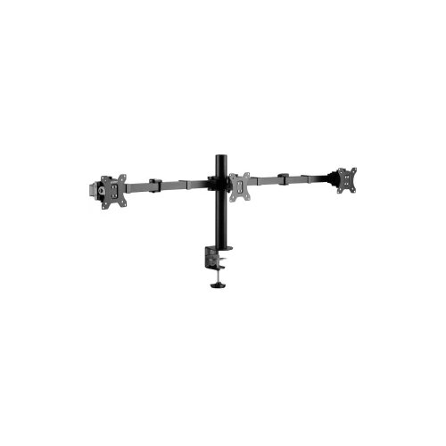 SpeaKa Professional SP-MM-230 3-struki nosač za monitor 43,2 cm (17&amp;quot;) - 68,6 cm (27&amp;quot;) podesiv po visini, nagibni i okretni Slike