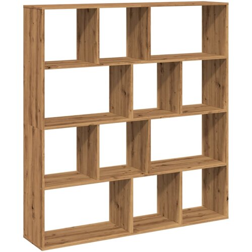 Maison Chic Knjižna omara - Knjižni regal artisian hrast 132x29x141,5 cm inženirski les, (21724803) Cene