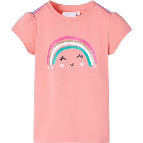 vidaXL Dječja majica svijetlo koraljne boje 92 Cijene