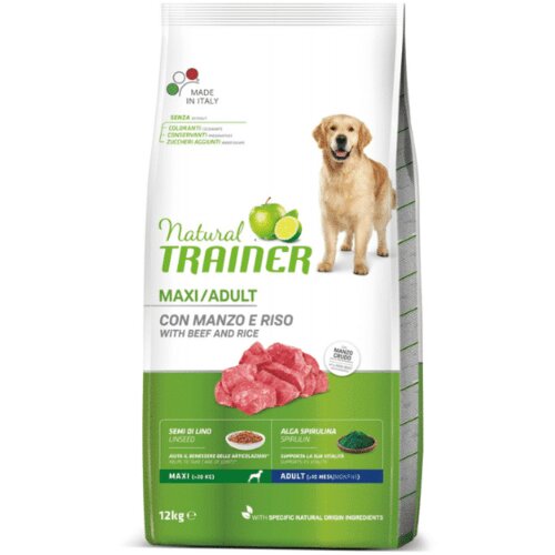 Natural trainer dog maxi adult govedina i pirinač - 3 kg Slike