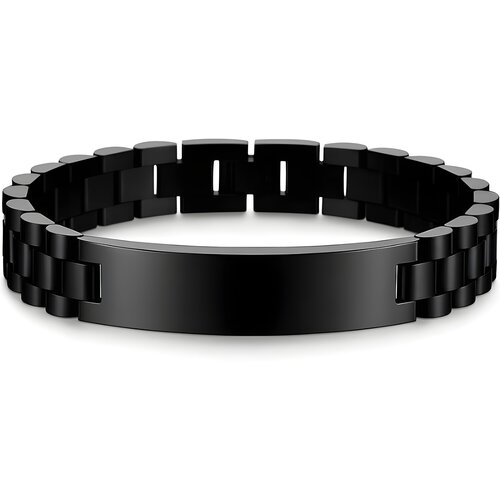 IZMAEL Mu&amp;scaron;ka narukvica AX-38434 - Crna/21cm/12mm Slike