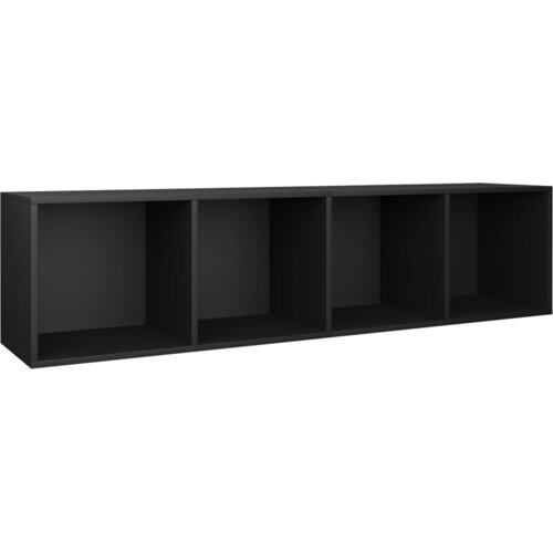  za knjige/TV crni 36 x 30 x 143 cm konstruirano drvo Slike