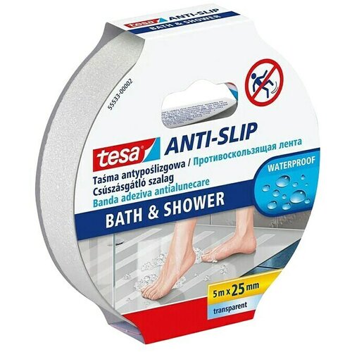 Tesa Protuklizna ljepljiva traka Anti-Slip (5 m x 25 cm, Prozirna) Cijene
