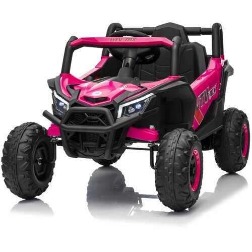 Buggy na akumulator Madman UTV-MX 4x4 &amp;ndash; rožnat Slike