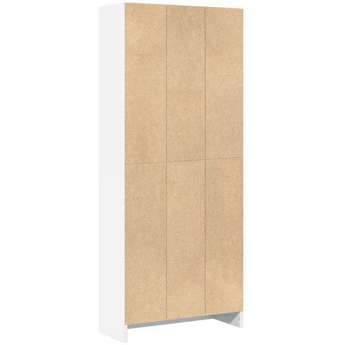  Regal za knjige bijeli 60x24x143 cm konstruirano drvo Slike