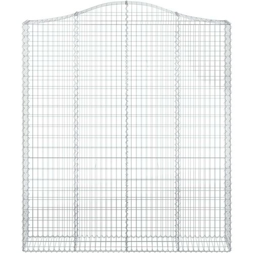 vidaXL Obokana gabonska ko&scaron;ara 200x30x220/240 cm pocinkano železo Cene