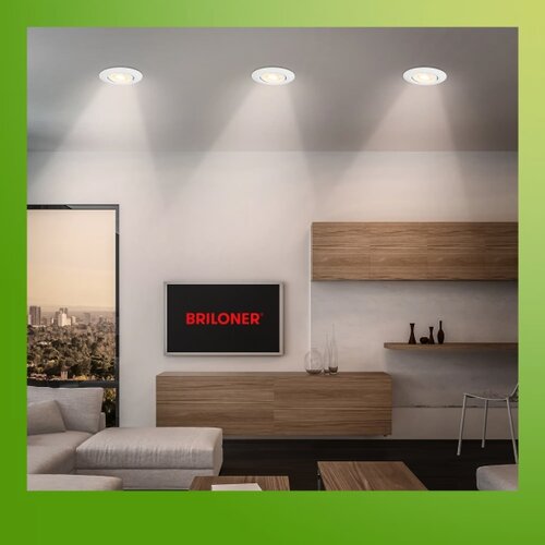 BRILONER 7586036 - SET 3x LED Kupatilsko ugradno svetlo KLIRA LED/4,9W/230V IP23 belo Slike