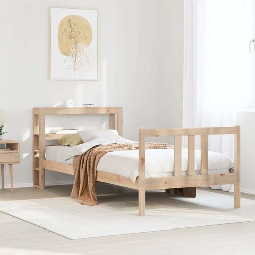 vidaXL Okvir kreveta s uzglavljem 75x190 cm od borovine Cijene