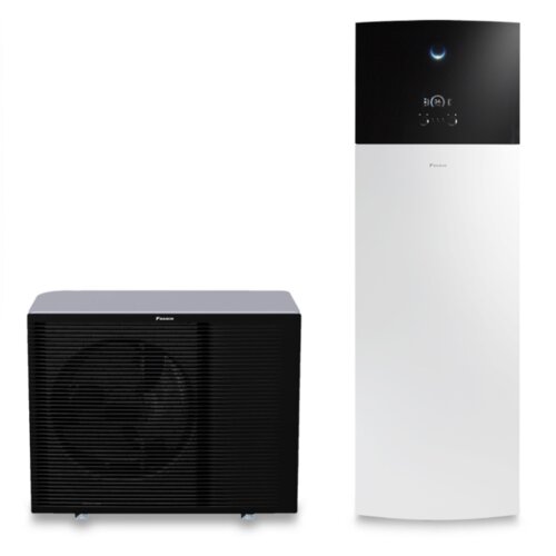 Daikin Altherma 3 R MT zrak-voda (8 kW) ELVH12S23E9W+ERRA08EW1 z intergriranim 230l bojlerjem - Slike