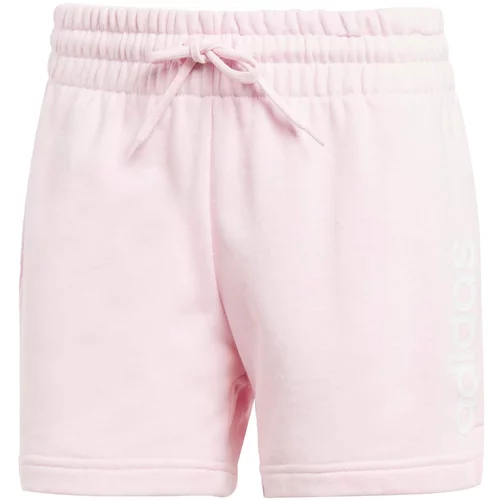 ADIDAS SPORTSWEAR Športne hlače 'Essentials' roza / bela