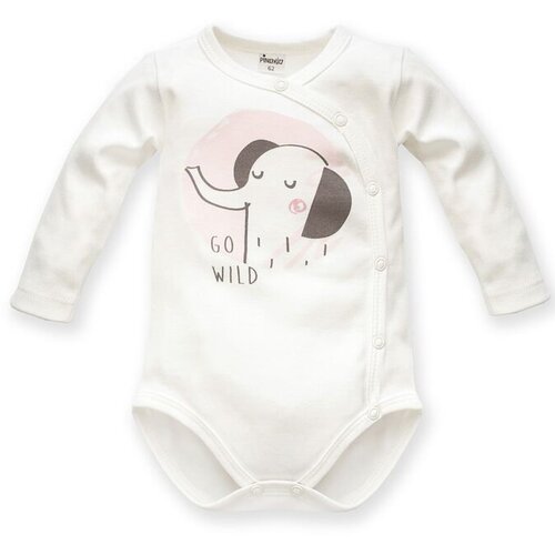 Pinokio Kids&amp;#039;s Wild Animals Buttoned Longsleeve Bodysuit Slike