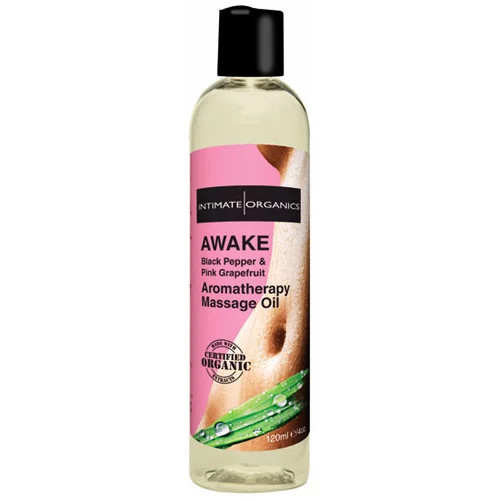 Intimate Organics masažno olje awake - črni poper in roza grejpfruit (R26194)