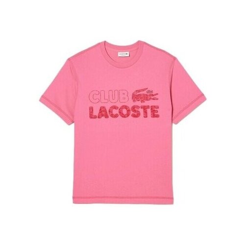 Lacoste Majice s kratkimi rokavi CAMISETA ROSA HOMBRE VINTAGE TH5440 Rožnata Slike