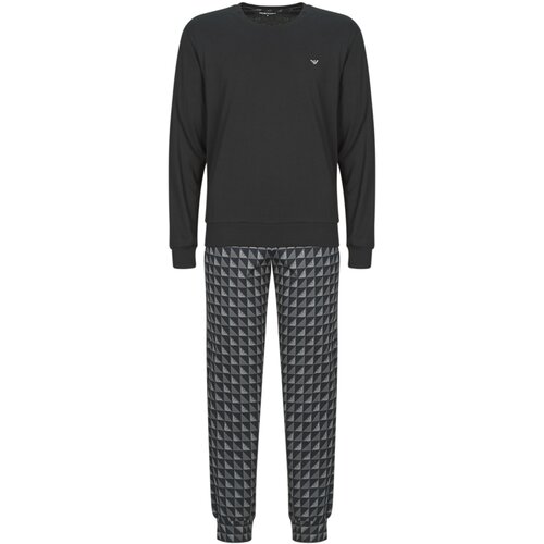 Emporio Armani Pižame &amp;amp; Spalne srajce PYJAMA WITH CUFFS SET AF14994 Večbarvna Slike