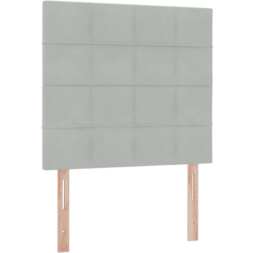  Krevet s madracem i skladi&amp;scaron;tem Svijetlo siva 90 x 190 cm Bar&amp;scaron;un Svjetlosiva Slike