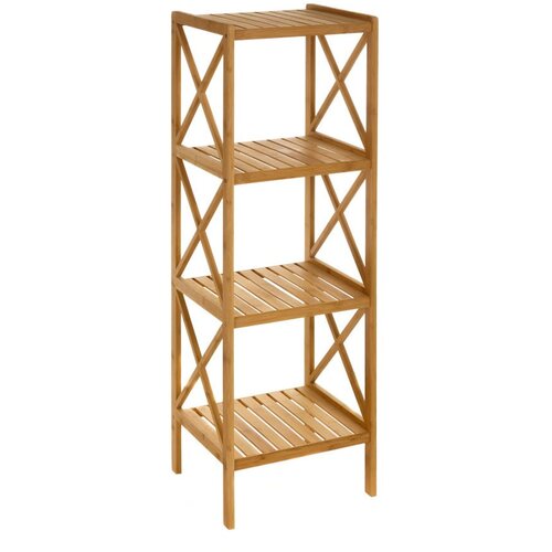 Casa Selección Bambusova kopalniška polica v naravni barvi 33x119 cm – Casa Selección Cene