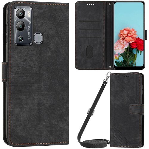 INORCO Za Infinix Hot 12i 4G tanka torbica s stojalom za telefon denarnica, (22035680) Slike