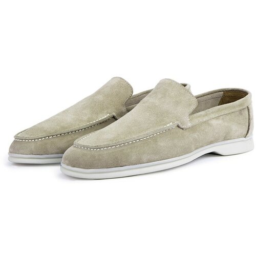 Ducavelli Facile Suede Genuine Leather Men's Casual Shoes. Loafers Shoes Sand Beige. Cene