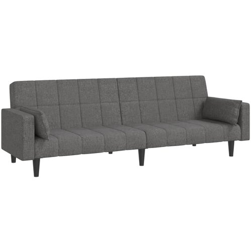 Maison Chic kavč - Sofa - Kanape dvosed z ležiščem in dvema blazinama svetlo sivo blago, (21727956) Cene