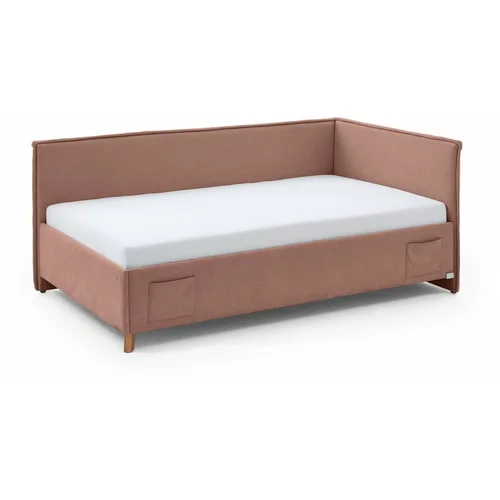 Meise Möbel Ružičasti dječji krevet s prostorom za odlaganje 90x200 cm Fun –