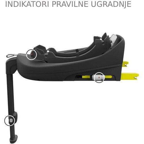 Kinderkraft rotirajuća Isofix baza ENDURA SAFE FX Slike