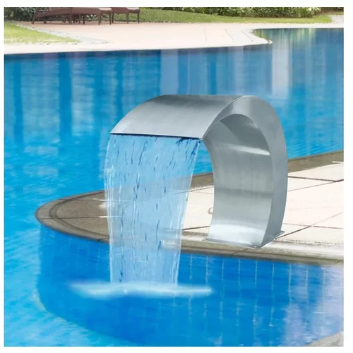  Vodni slap za bazen nerjaveče jeklo 45x30x60 cm