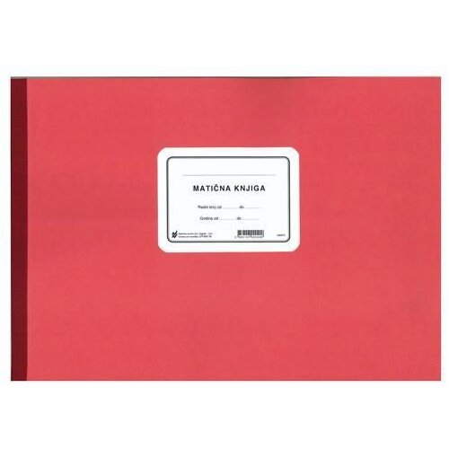 NARODNE NOVINE-UT XIX-16 MATIČNA KNJIGA (CRVENI KRIŽ); Knjiga 44 stranice, 42 x 29,7 cm Slike