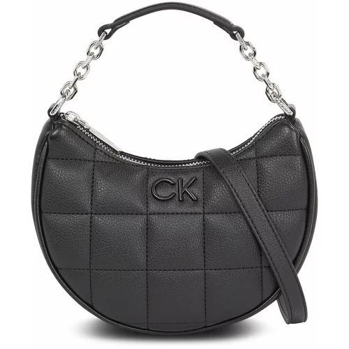 Calvin Klein Ročna torba Square Quilt Chain Mini Bag K60K612020 Ck Black BEH