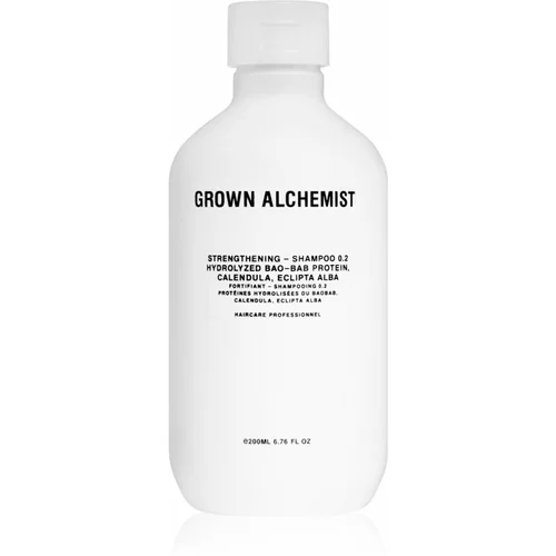Grown Alchemist Strengthening Shampoo 0.2 šampon za okrepitev las za poškodovane lase 200 ml