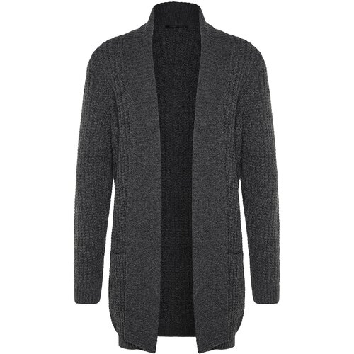 Trendyol Cardigan - Grau - Regular fit Slike