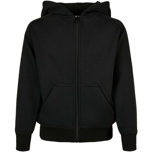 Urban Classics Kids boys' zip-up sweatshirt black Cene