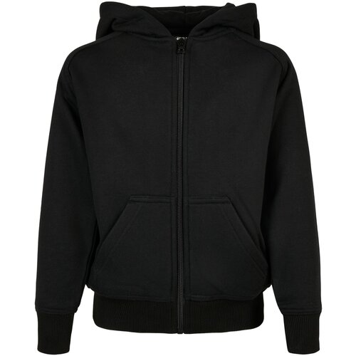 Urban Classics Kids Boys&amp;#039; zip-up sweatshirt black Slike