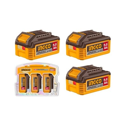 Ingco neto cosli251198e set baterija 3x5ah super ( COSLI251198E ) Slike