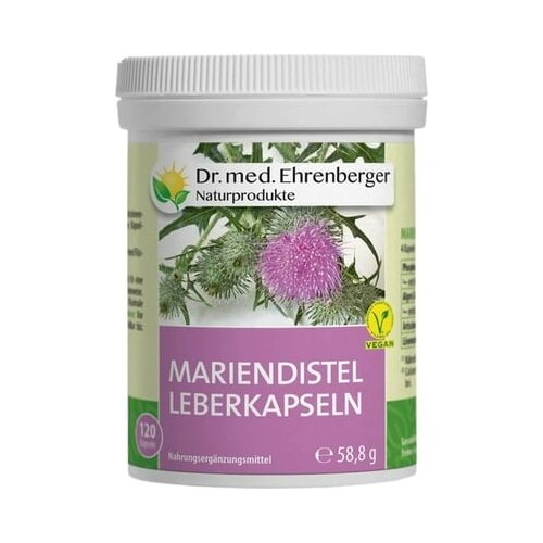 Dr. med. Ehrenberger - bio in naravni izdelki jetrne kapsule s pegastim badljem Cene
