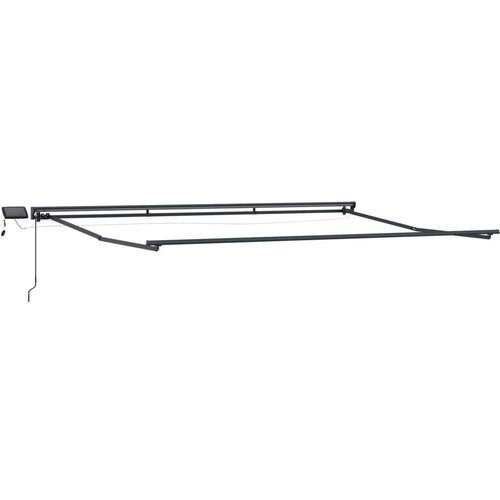  Ručni okvir tende s LED-ima Antracit 5 × 3 5 m Aluminij - Antracit 5 × 3 5 m Cene