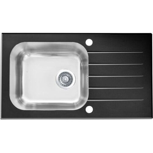 Genesis alveus sudopera Vitro 20 - kaljeno staklo crna 780 x 435 mm Slike