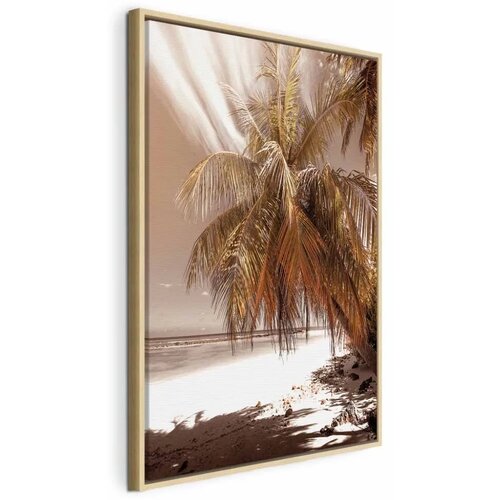  Slika - Palm Shadow (1 Part) Vertical 60x90 U prirodnom drvenom okviru Cijene