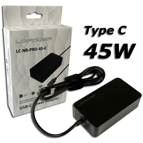 za laptop Type-C LC-Power Notebook Adaptor 45W, LC-NB-PRO-45-C Slike
