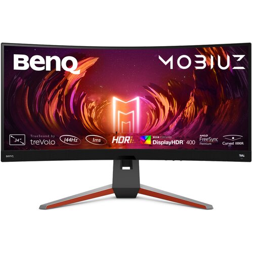 BenQ MOBIUZ 34" EX3410R Ultrawide zakrivljeni Gaming Monitor metalik sivi Cene
