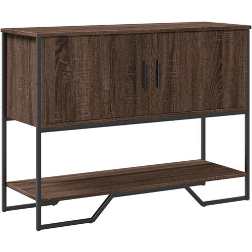  Konzolni stol boja hrasta 100 x 35 x 74 5 cm konstruirano drvo Slike