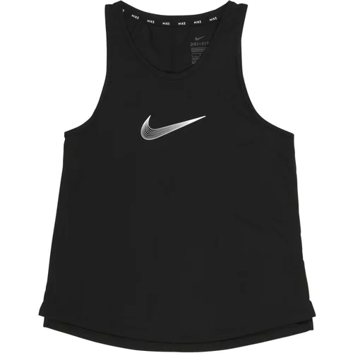Nike Športni top 'Trophy' črna / bela