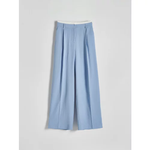 Reserved - LADIES` TROUSERS - bljedoplavo