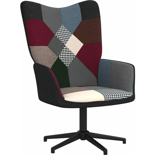  Stolica za opuštanje s uzorkom patchworka od tkanine