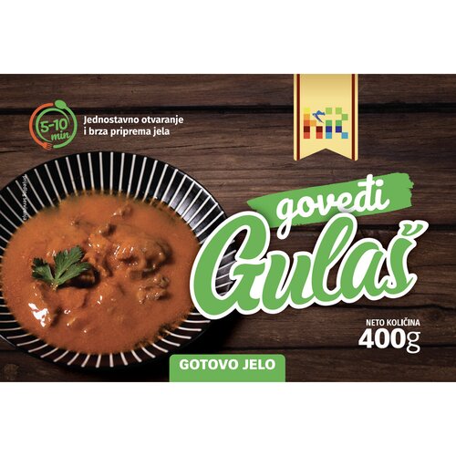 HIT goveđi gula&amp;scaron; 400 g Slike