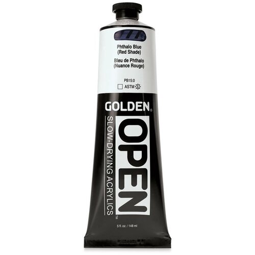  GOLDEN OPEN akrilna boja koja se sporo su&amp;scaron;i 148 ml | 7260 Phthalocyanine Blue (Red Shade) Slike
