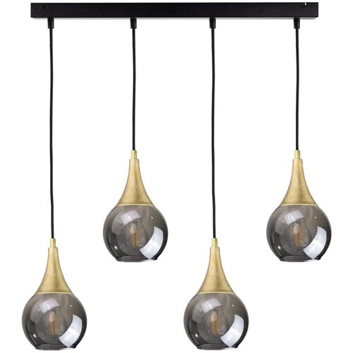  visilica na lanku LACRIMA SMOKY 4xE27/60W/230V Cene