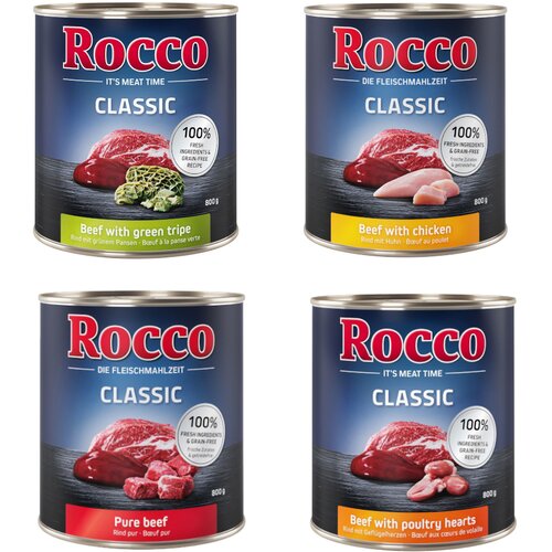  Varčno pakiranje Rocco Classic 24 x 800 g - Miks I Cene