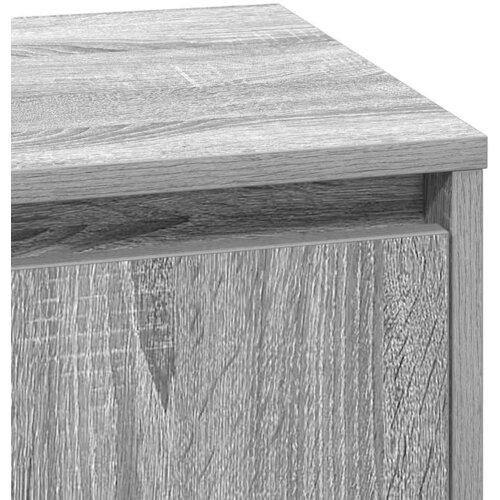  Noćni ormar Siva 39 x 34,5 x 50 cm Konstruirano drvo Slike