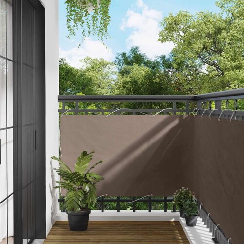  Balconska mreža Taupe 100 x 500 cm Oxford tkanina, (5000222513) Cene