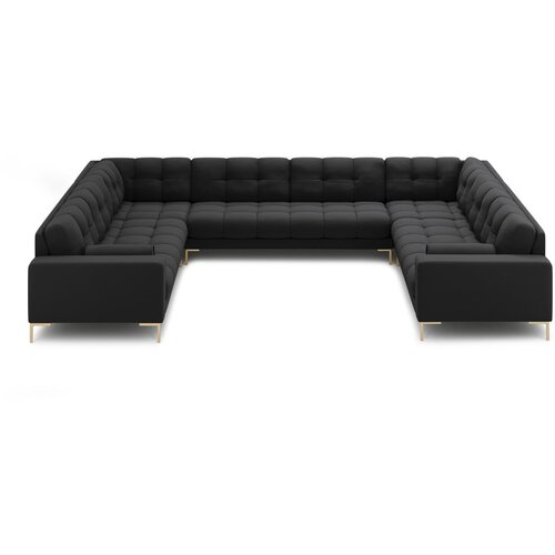 Cosmopolitan Design Temno siva kotna sedežna garnitura (v obliki črke &amp;quot;U&amp;quot;) Bali &amp;ndash; Slike